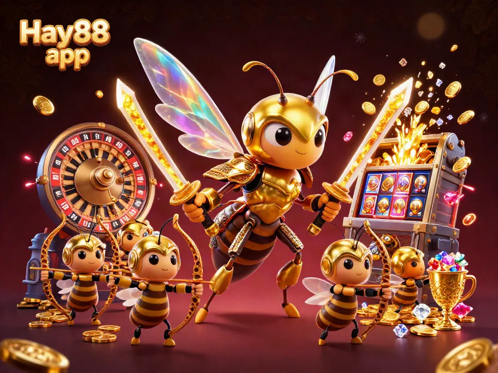 Experience the excitement of winning with Hay88 app featuring vibrant casino elements in stunning detail.