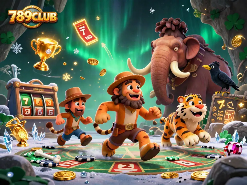 Experience thrilling gameplay at 789CLUB in a vibrant casino scene filled with action and excitement.