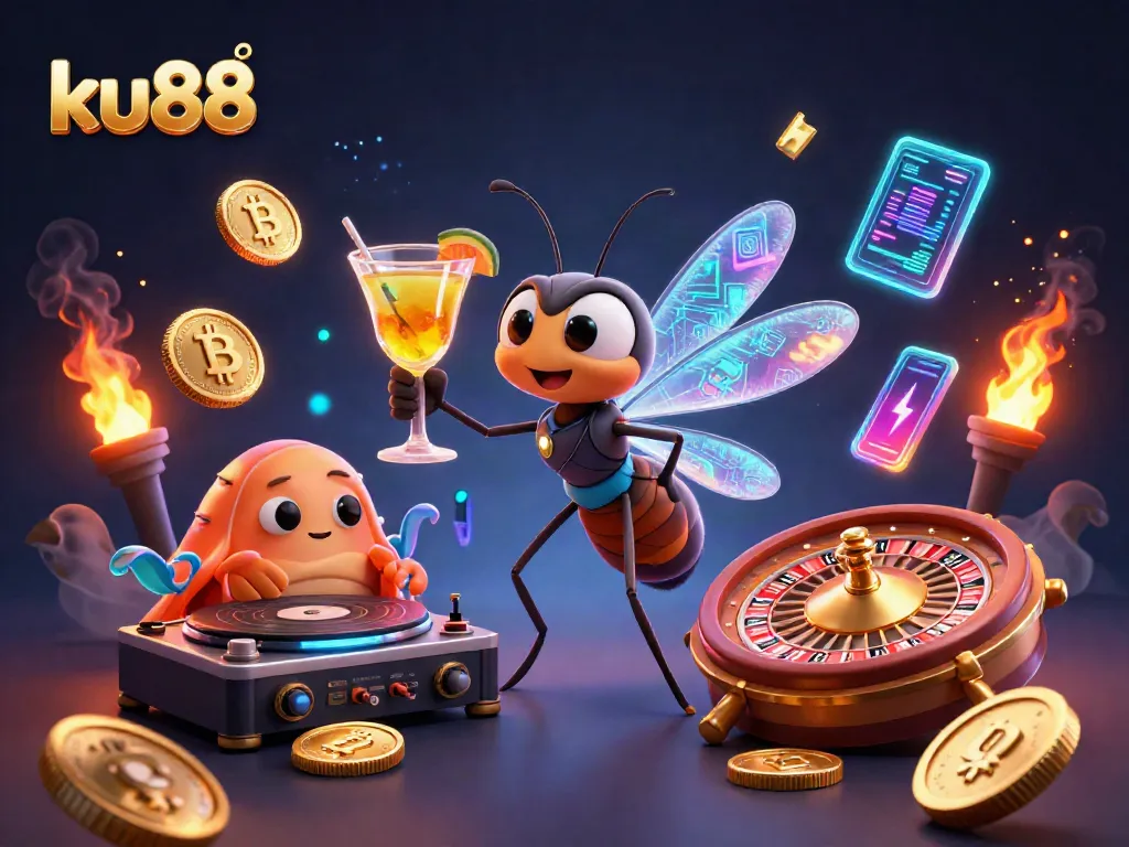 Transform your play with ku88 by experiencing a vibrant casino scene bursting with gaming action.