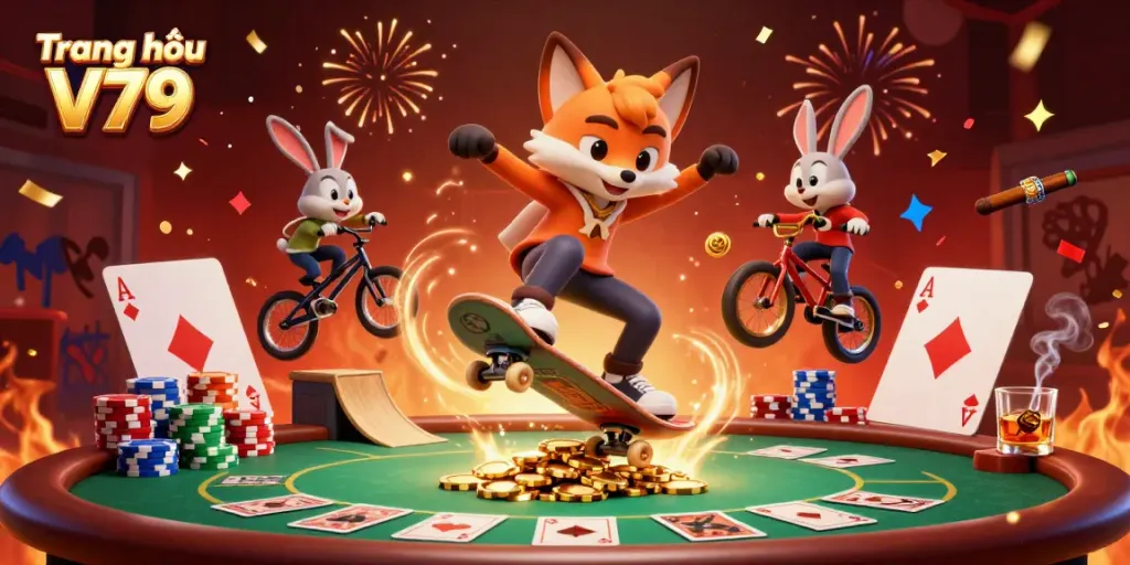 Ghi lại khoảnh khắc vui vẻ tại Trang chủ V79, phác họa những trò chơi casino sống động.