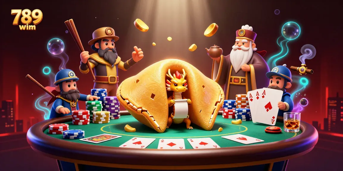 Engage with 789 wim through a vibrant 3D illustration showcasing casino excitement and luck.