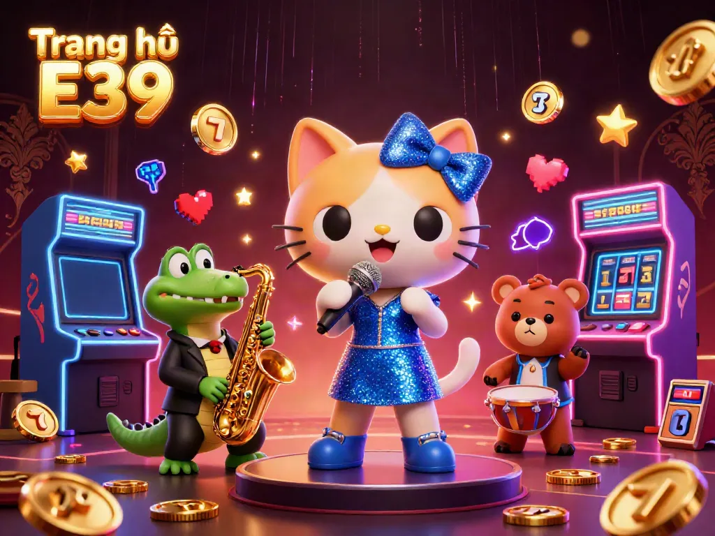 Experience vibrant gameplay at Trang chủ E39 with lively casino characters and dynamic gaming elements.