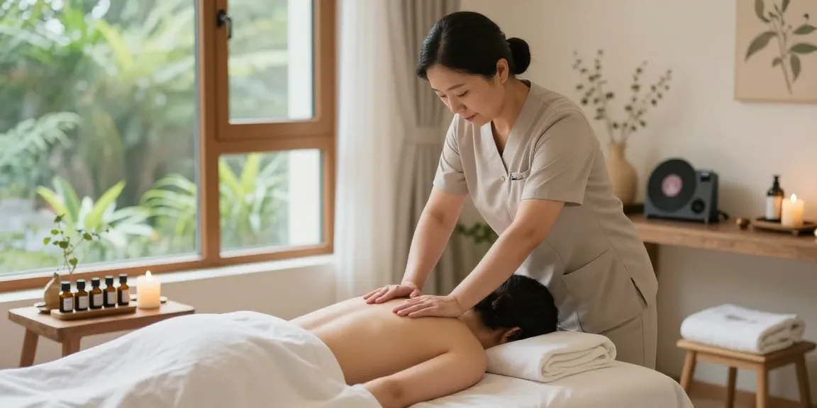 Soothe your soul with a 하남출장마사지 in a tranquil spa environment enhancing relaxation.