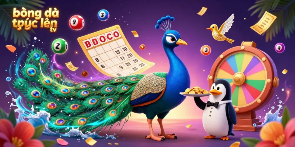 Engaging scene illustrating bóng đá trực tuyến xoilac tv with vibrant characters and dynamic gambling elements.