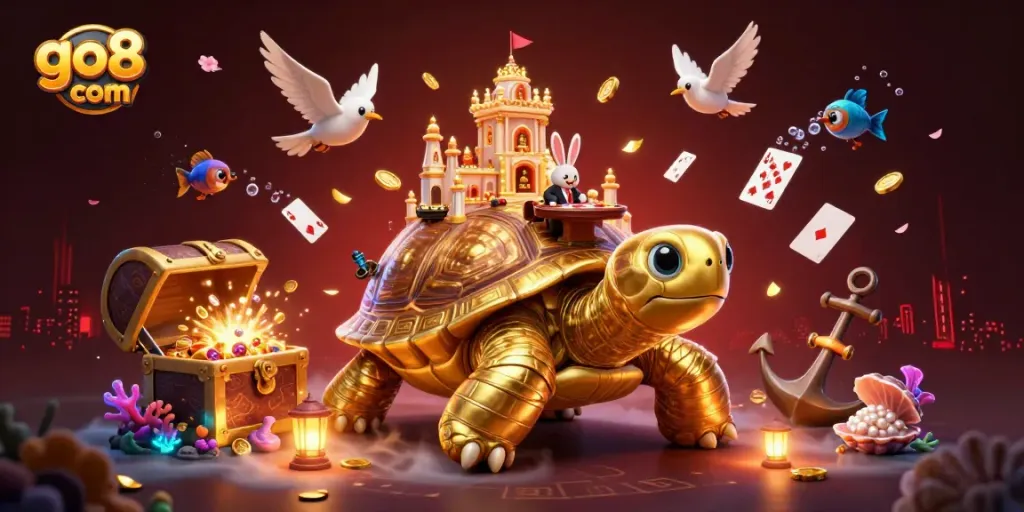 Engage with exciting gameplay at go8 com, featuring dynamic casino elements and colorful characters.