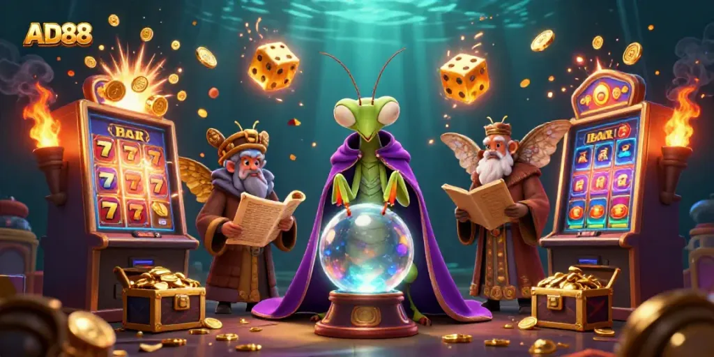 Experience the excitement of AD88 with dynamic casino features, vibrant characters, and immersive game elements.